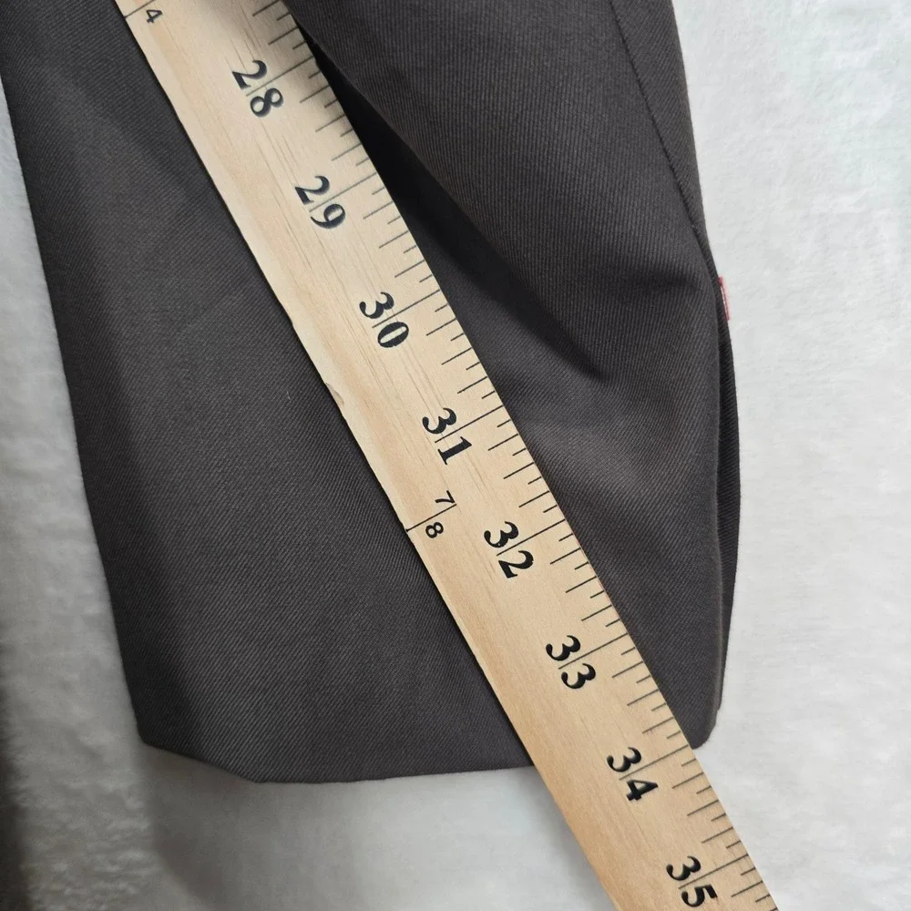 New Demantie Super 150s Blazer 54R Charcoal Brown 3-Button Travel Jacket W48‎